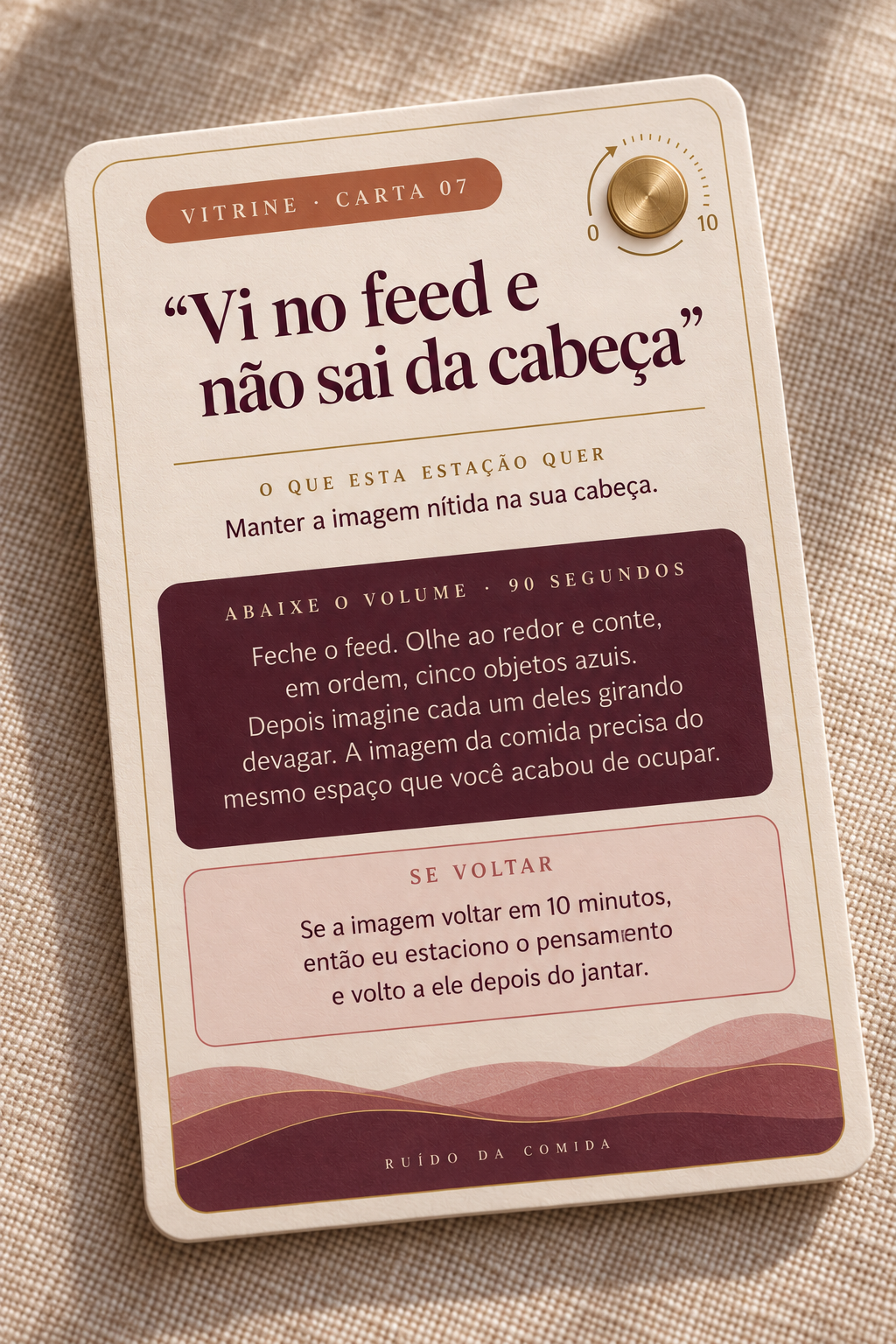 Carta da Vitrine: Vi no feed e não sai da cabeça